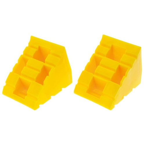 HULK 4X4 Plastic Levelling Ramp Chocks pair