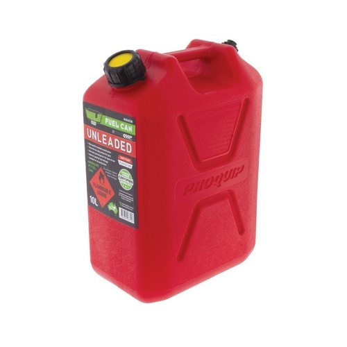 HULK 4X4 Fast Flow Plastic Fuel Can - Unleaded 10 Litre