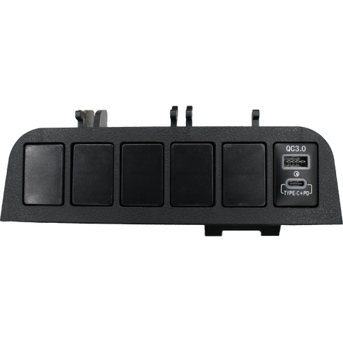 Lightforce Switch Panel to suit Ford Ranger MY22 & Everest - Uses Toyota Switches