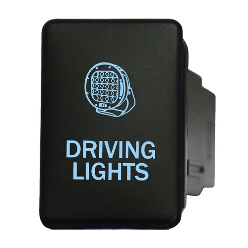 Hulk 4X4 Switch Push Button On / Off OE RPL 12V LED Driving Lights Blue