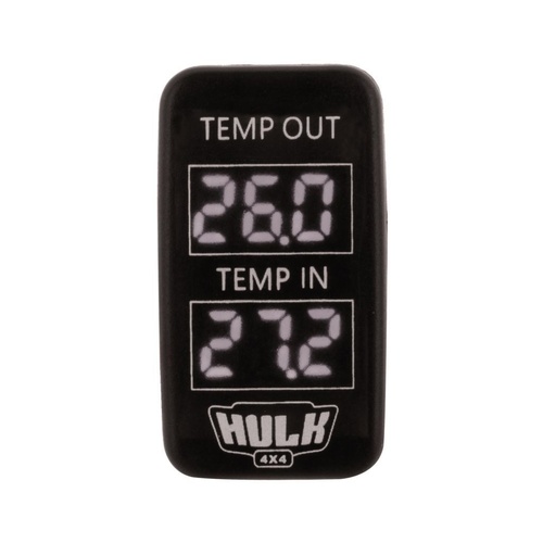 HULK 4X4 Toyota Early Dual Temperature Meter White Illum 12v