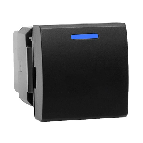Hulk 4X4 Switch Push Button On/Off 12V No Symbol T/S Prado 150 Ser 2017 On Blue Illum 
