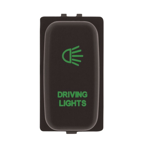 HULK 4X4 Mitsubishi Driving Lights Green Illum 12V on/off