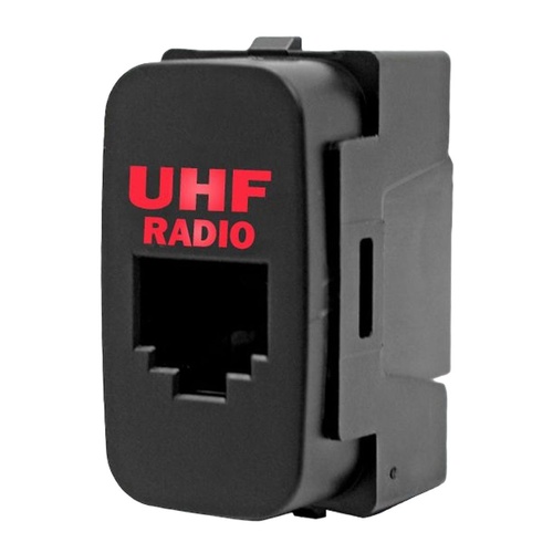 Hulk 4X4 Rj45 UHF Socket Suits Mitsubishi Triton Ml & Mn 2009 - 2015 35 X 18Mm