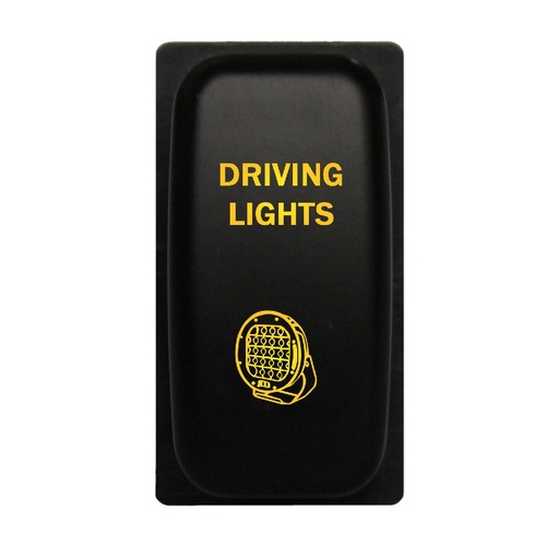 Hulk 4X4 Switch Push Button On/Off 12V Driving Light Amber Illm Suits Mitsubishi