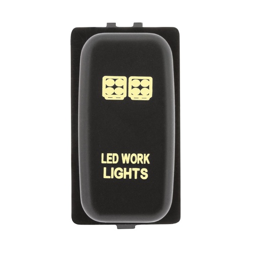 HULK 4X4 Mitsubishi Work Lights Amber Illum 12V on/off