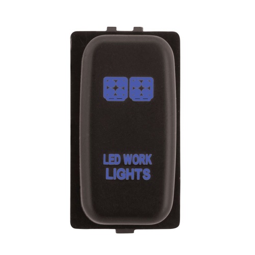 HULK 4X4 Mitsubishi Work Lights Blue Illum 12V on/off