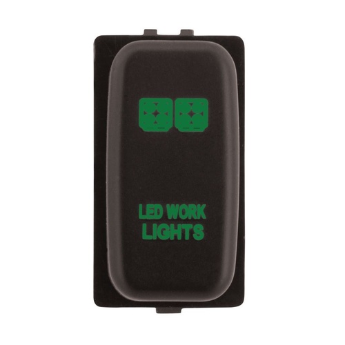 HULK 4X4 Mitsubishi Work Lights Green Illum 12V on/off