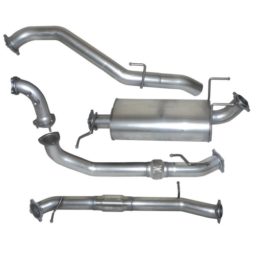 HULK 4X4 Mazda BT50 & Ford Ranger 3.0L PJ-PK 2006-2010 - Stainless Steel Exhaust Kit