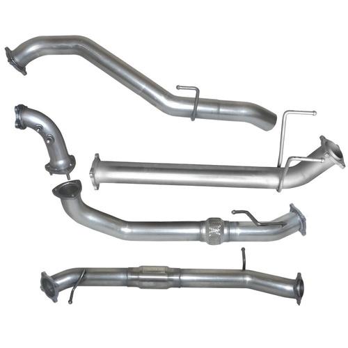 HULK 4X4 Mazda BT50 & Ford RANGER 3.0L PJ-PK 2006-2010 AUTO ONLY - Stainless Steel Exhaust Kit