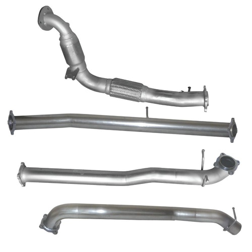 HULK 4X4 MAZDA BT50 UP-UR FD RANGER PX-PXII 2011-7/2016 - Stainless Steel Exhaust Kit