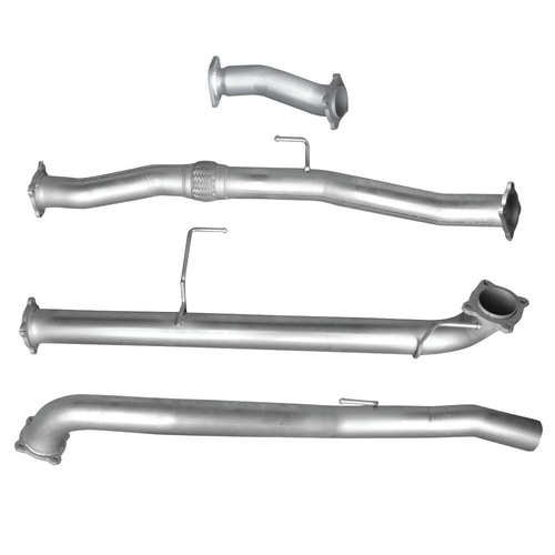 HULK 4X4 MAZDA BT-50 TF SER & ISUZU DMAX RG 3.0L 7/2020 ON - Stainless Steel Exhaust Kit