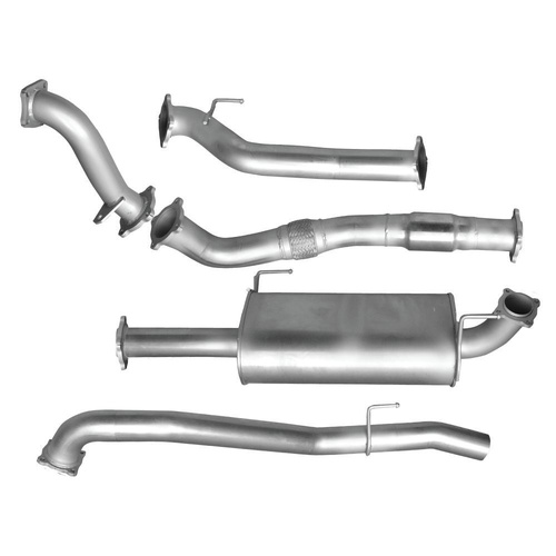 HULK 4X4 Isuzu D-Max 4WD 3.0L 4 CYL 2007-10 - Stainless Steel Exhaust Kit