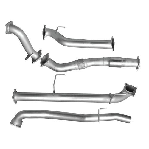 HULK 4X4 HODEN COLORADO ISUZU DMAX RC T/CAB SWB 3050mm - Stainless Steel Exhaust Kit
