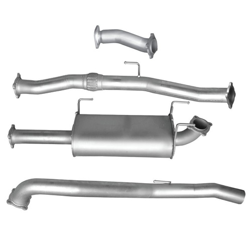 HULK 4X4 Isuzu D-Max TR 3.0L 11/2016 ON - Stainless Steel Exhaust Kit