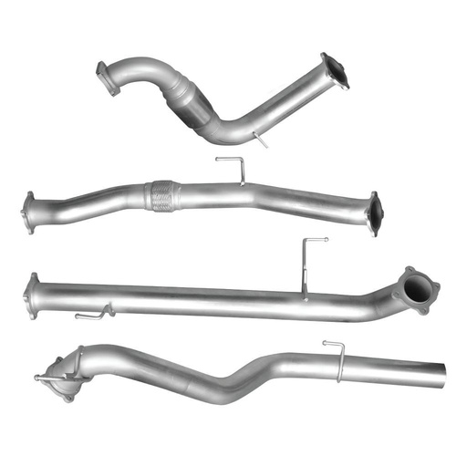 HULK 4X4 ISUZU MUX 3.0L RF COLORADO 7 2.8L 2012-11/2016 - Stainless Steel Exhaust Kit