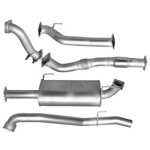 HULK 4X4 Holden Colorado & Isuzu D-Max 3L RCT/C STYLESIDE - Stainless Steel Exhaust Kit