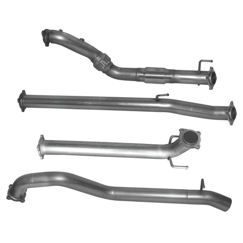 HULK 4X4 TOYOTA HILUX 3.0L KUN26 150 SERIES 1KD 2005-2015 - Stainless Steel Exhaust Kit