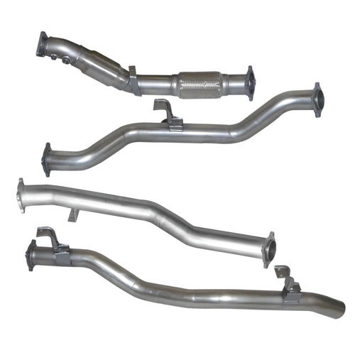HULK 4X4 TOYOTA LANDCRUISER 79 SER T/CAB 4.5L T/D NON DPF - Stainless Steel Exhaust Kit