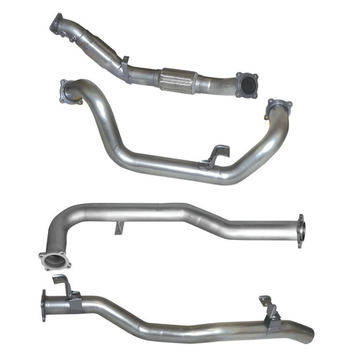 HULK 4X4 Toyota LandCruiser 79 Series 4.5L V8 2 DR Cab Chassis - Stainless Steel Exhaust Kit
