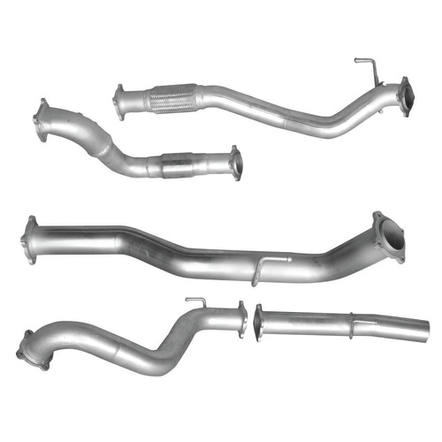 HULK 4X4 TOYOTA LANDCRUISER 100 SER WAGON 4.2L 1HD-FTE TD - Stainless Steel Exhaust Kit