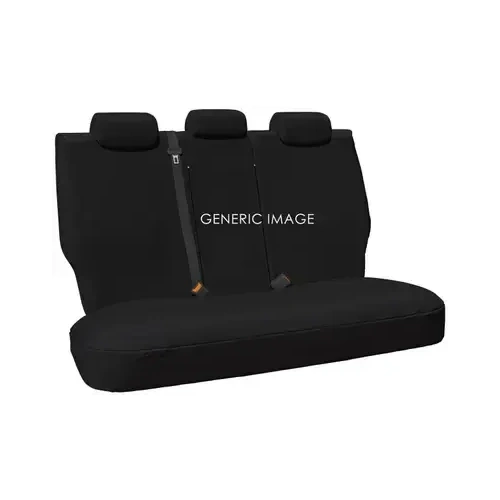 HULK 4X4 Toyota Hilux 2006-2015 Rear Canvas Seat Covers Black