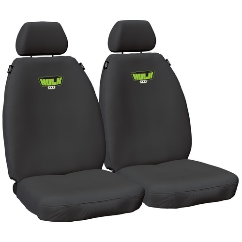 HULK 4X4 Toyota LC200 LandCruiser Grey Fronts - HD Canvas Seat Covers