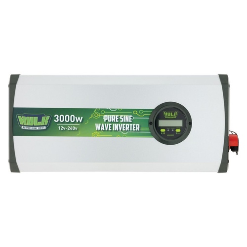 HULK 4X4 Pure Sine Wave Inverter 3000W 12VDC to 240VAC True Sine Wave