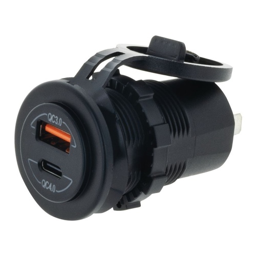 HULK 4X4 Dual USB Socket Quick Charge QC3.0 & QC4.0