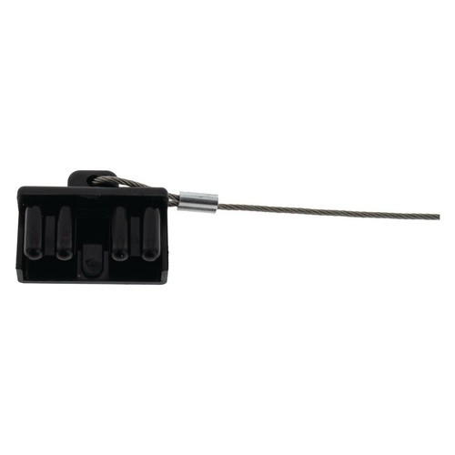 HULK 4X4 PKT 1 BLACK PLASTIC COVER to suit 50amp CONNECTOR with STEEL LOOP