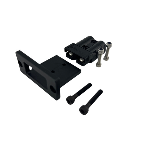 Hulk 4x4 Through Wall 50A Connector Mount Billet Black
