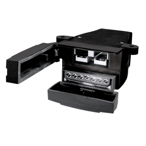 HULK 4X4 7 PIN FLAT TRAILER SOCKET WITH 50A CONNECTOR