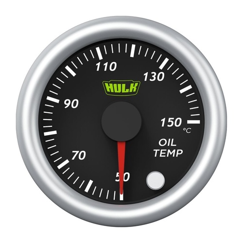 HULK 4X4 52mm Oil Temperature Gauge 50-150 DEG
