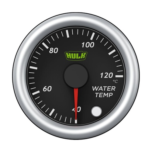 HULK 4X4 52mm Water Temperature Gauge 40-120 DEG
