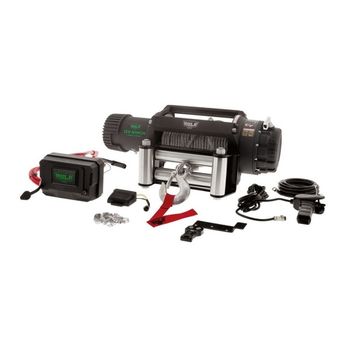 HULK 4X4 Winch 9500lbs 6HP 12V Steel Cable