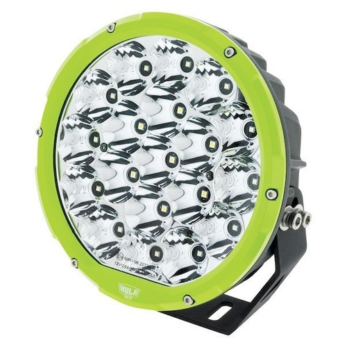 HULK 4X4 7" Round LED Driving Light (Green Bezel) - HULK 4x4