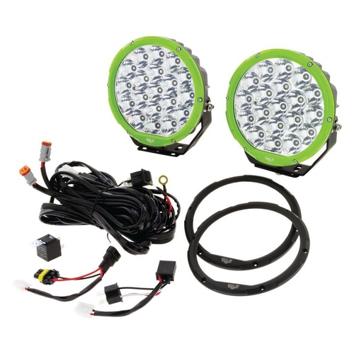 HULK 4X4 7" Round LED Driving Light PAIR - HULK 4x4