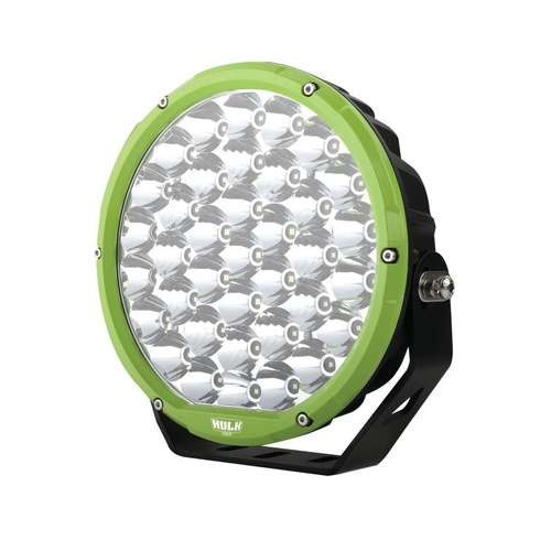 HULK 4X4 9" Round LED Driving Light (Green Bezel) - HULK 4x4