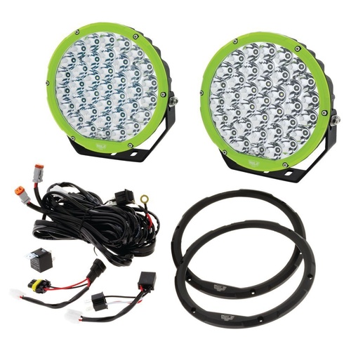 HULK 4X4 9" Round LED Driving Light PAIR - HULK 4x4