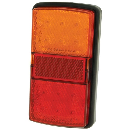 HULK 4X4 LED STOP/TAIL/IND LAMP 12/24V WITH 200mm LEAD