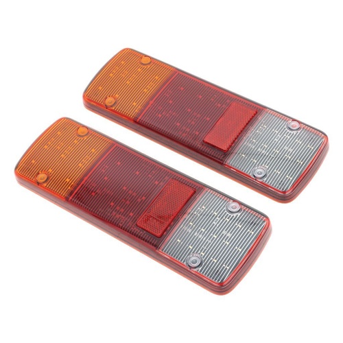 HULK 4X4 LED COMBINATION LAMPS 12/24v 400mm LEAD (PKT 2)