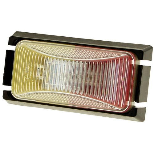 HULK 4X4 LED MARKER LAMP RED/AMBER 12/24V 200mm LEAD
