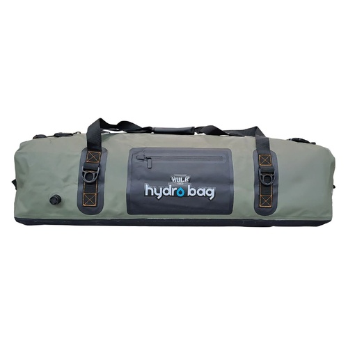 HULK 4X4 Hydro Bag 90L Green Waterproof Duffel with Shoulder Straps
