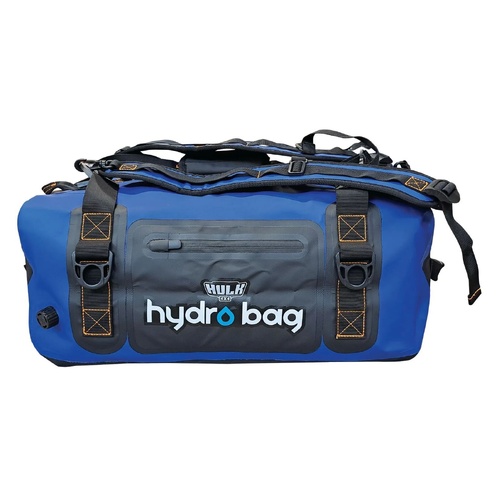 HULK 4X4 Hydro Bag 60L Blue Waterproof Duffel with Shoulder Straps