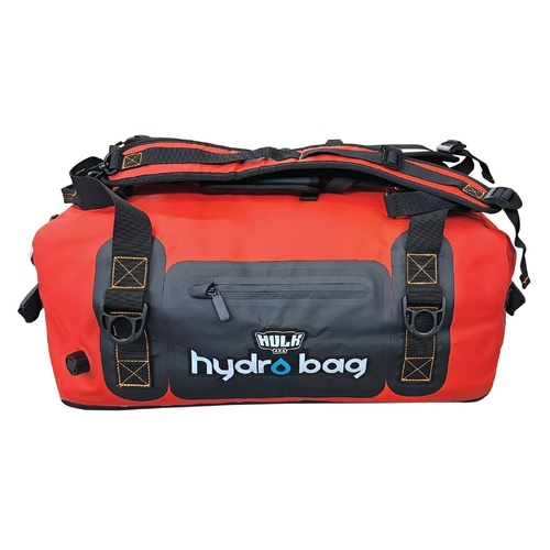 HULK 4X4 Hydro Bag 60L Red Waterproof Duffel with Shoulder Straps
