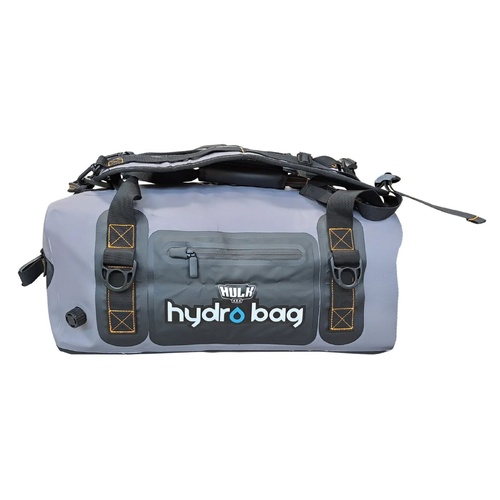 HULK 4X4 Hydro Bag 60L Grey Waterproof Duffel with Shoulder Straps