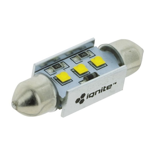 Ignite FESTOON 39MM WHITE 12V 220 LUMENS (PKT1)