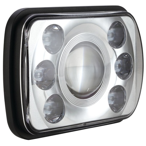 Ignite Ignite 7x5 Inch LED Headlight 9-36V - CHROME FACE