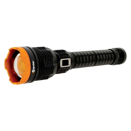 Ignite Rechargeable LED Heavy Duty Large Torch 8000 Lumen IPX4