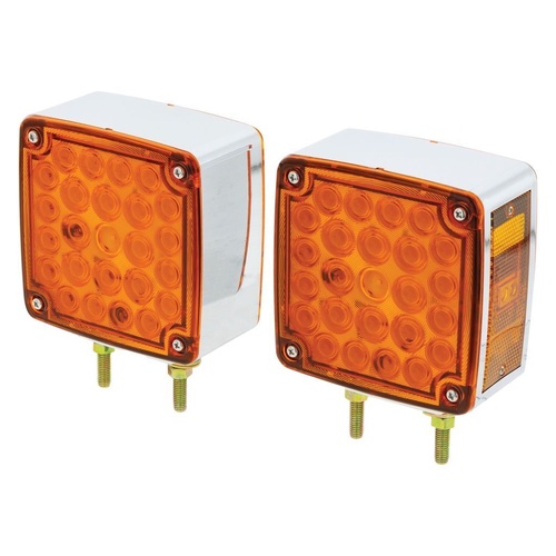 Ignite LED INDICATOR LAMPS 12V DOUBLE BOLT MNT 300mm LEAD (PKT 2)